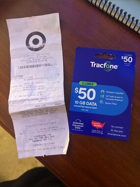 $50 10GB Data Prepaid Tracfone Minutes Card